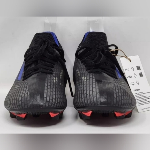 Adidas X SpeedFlow.3 FG Low Mens Soccer Cleats Black Blue FY3296 Size 5 New main image 6